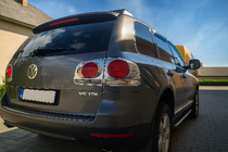 Хром Накладки на Задние Фонари 2008-2011 (2 шт., пластик) фото 1