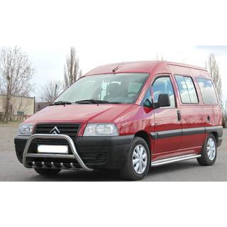 Кенгурятник WT003 (нержавейка) Peugeot Expert 1995-2007 гг. фото 4