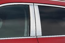 Хромированные Накладки на Дверные Стойки (4 шт, Нерж Сталь) фото 1