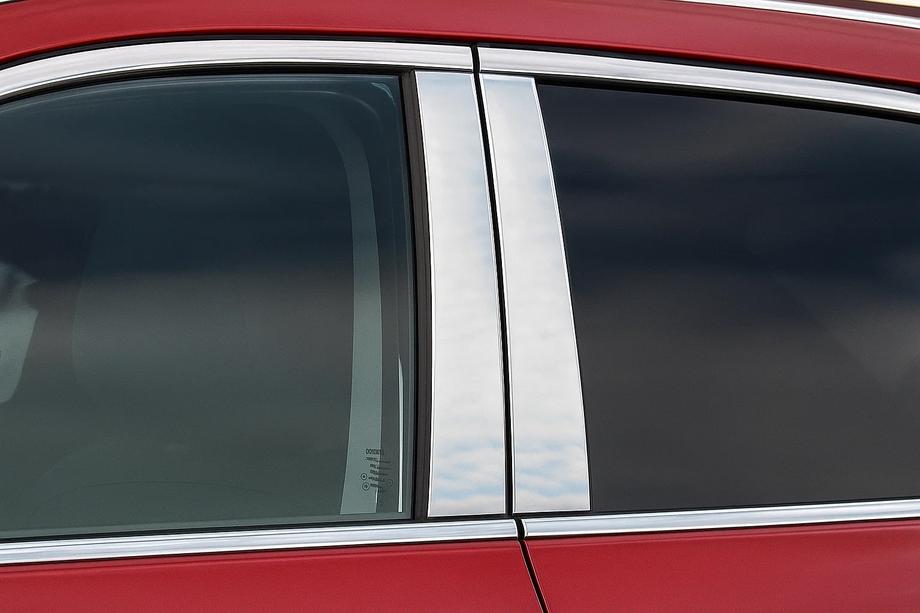 Хромированные Накладки на Дверные Стойки (4 шт, Нерж Сталь) Image