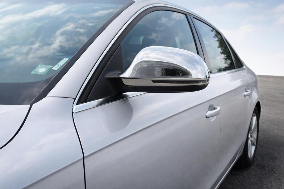 Audi A5 2007-2015 гг. Накладки на Зеркала 2007-2009 (2 шт., Нержавейка) Image