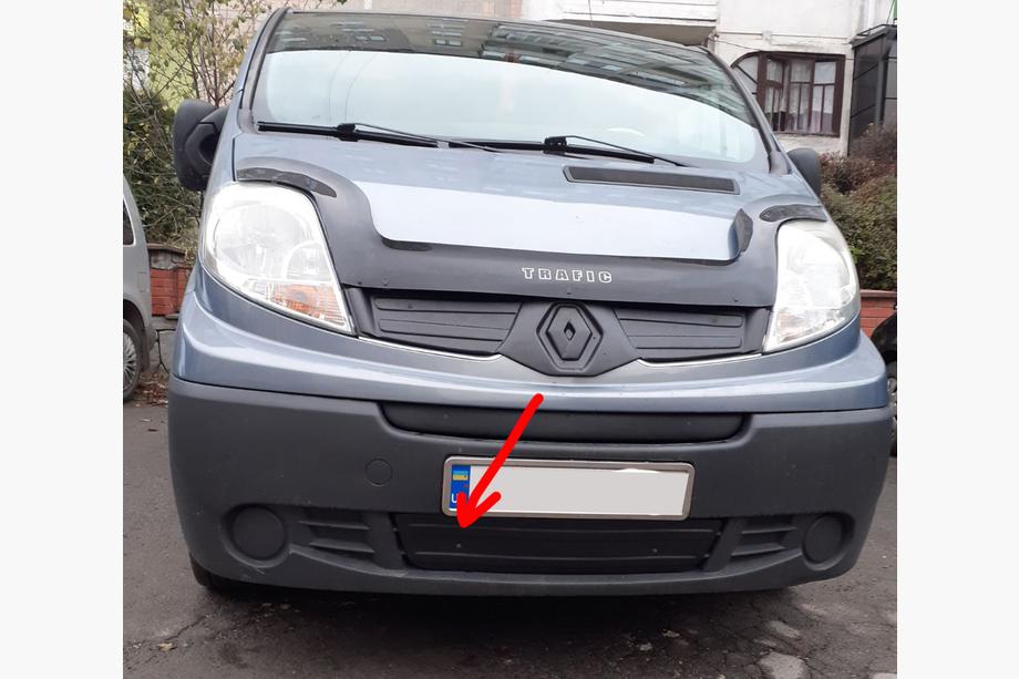 Зимняя нижняя накладка на решетку (под номером) Image