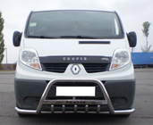 Кенгурятник с боковыми дугами (нержавейка) фото 1