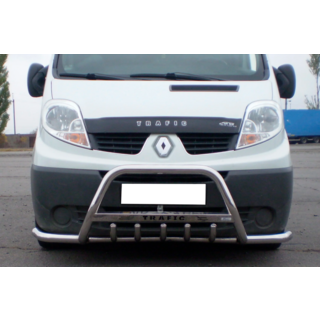 Кенгурятник с боковыми дугами (нержавейка) фото 1