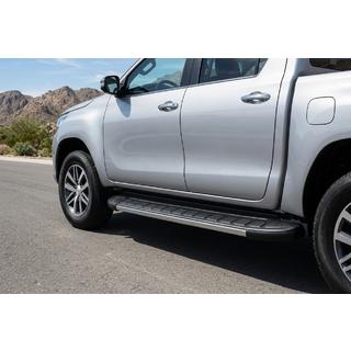 Боковые Подножки Duru (2 шт., Алюминий) Toyota Hilux 2015- гг. фото 1