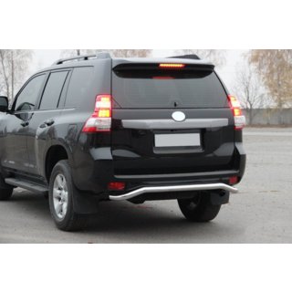 Задняя дуга AK008 (нержавейка) Toyota Land Cruiser Prado 150 2009-2023 гг. фото 2