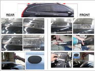 Honda CRV 2007-2011 гг. Черные рейлинги (Crown) фото 2