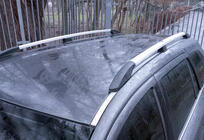 Opel Astra H 2004-2013 гг. Алюминиевые рейлинги (Caravan, хром) фото 4