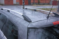 Opel Astra H 2004-2013 гг. Алюминиевые рейлинги (Caravan, хром) фото 5