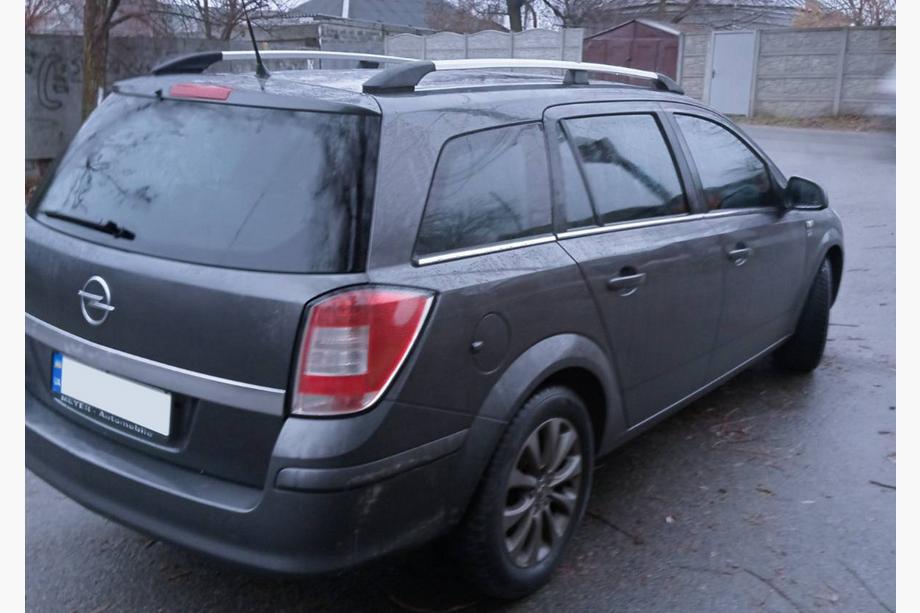 Opel Astra H 2004-2013 гг. Алюминиевые рейлинги (Caravan, хром) Фото 2