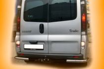 Renault Trafic 2001-2015 гг. Задние Углы AK003 (Нержавейка) фото 3