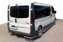 Nissan Primastar 2002-2014 гг. Задние Углы AK003 (Нержавейка) фото 1