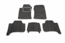 Toyota Land Cruiser Prado 120 2002-2009 гг. Коврики ворсовые Premium (5 шт) фото 1