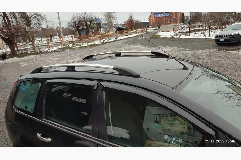 Ford C-Max 2004-2010 гг. Хромированные Рейлинги Пластиковые ножки Image