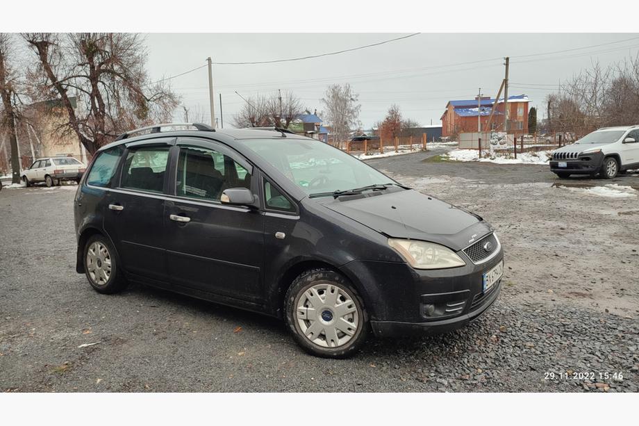 Ford C-Max 2004-2010 гг. Хромированные Рейлинги Металлические ножки Фото 2