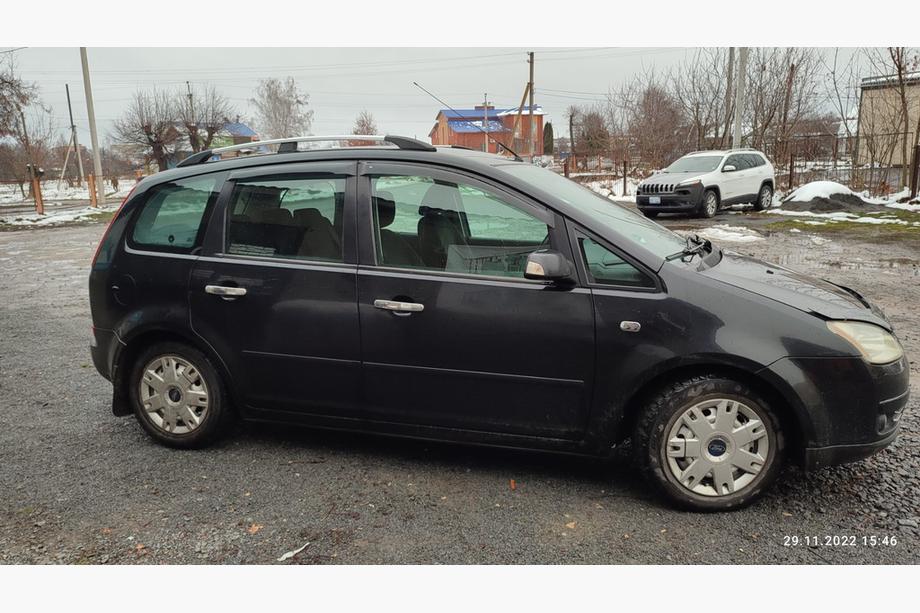 Ford C-Max 2004-2010 гг. Хромированные Рейлинги Металлические ножки Фото 4