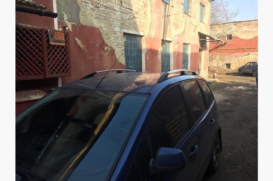 Ford C-Max 2004-2010 гг. Хромированные Рейлинги Металлические ножки Фото 7