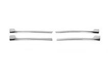 Volkswagen T5 2010-2015 гг. Хромированные накладки на решетку раздельные (Carmos, 4 шт, нержавейка) фото 2