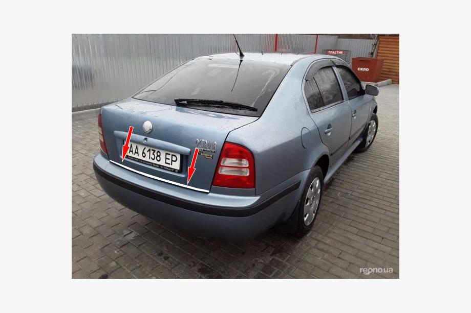 Накладка на багажник нержавейка Image