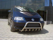 Volkswagen Sharan 2010-2023 гг. Кенгурятник WT003 (нержавейка) фото 1