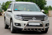 Volkswagen Tiguan 2007-2016 гг. Кенгурятник WT003 (нержавейка) фото 1