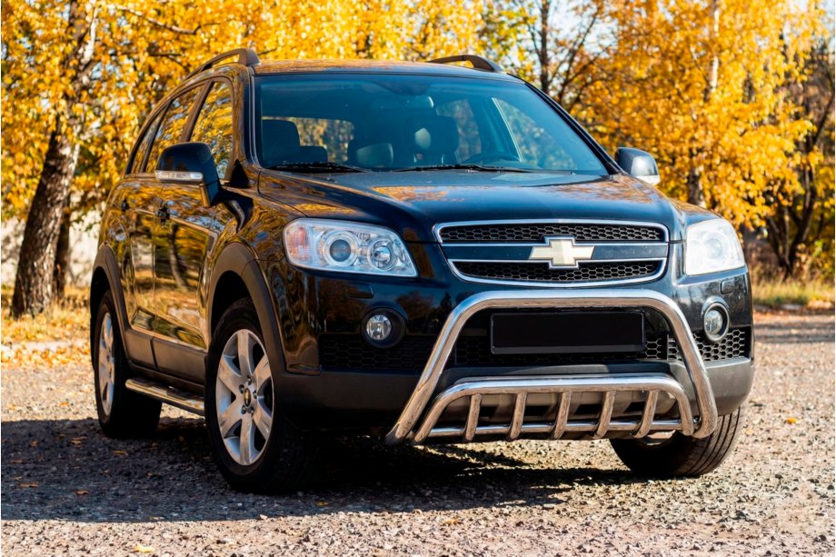 Chevrolet Captiva 2006-2019 гг. Передняя Дуга WT002 (Нержавейка) Image