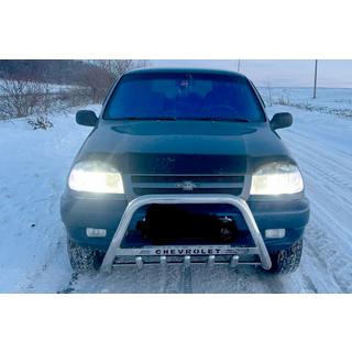 Кенгурятник WT004 Нержавейка Chevrolet Niva 1998-2020 гг. фото 2