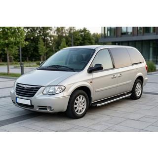 Боковые Подножки Fullmond (2 шт., Алюминий) Chrysler Voyager 2001-2007 гг. фото 1