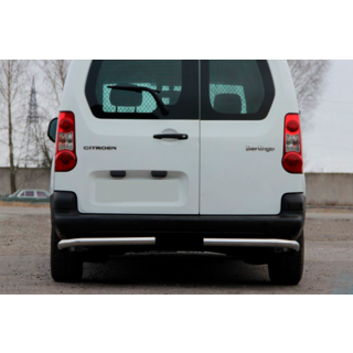 Задние углы AK-003 (нерж. сталь) Peugeot Partner Tepee 2008-2018 гг. фото 1