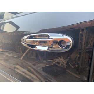 Накладки и окантовки на ручки дверей (8 шт, пластик) Toyota Land Cruiser 100 1998-2007 гг. фото 3