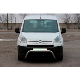 Кенгурятник WT007 (нержавейка) Citroen Berlingo 2008-2018 гг. фото 2