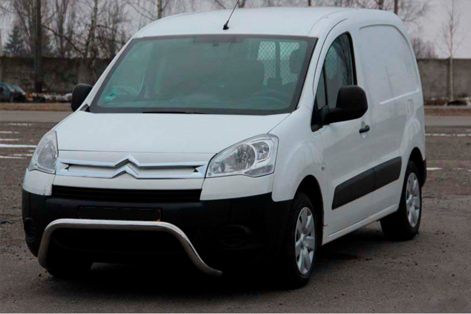 Citroen Berlingo 2008-2018 гг. Кенгурятник WT007 (нержавейка) Image