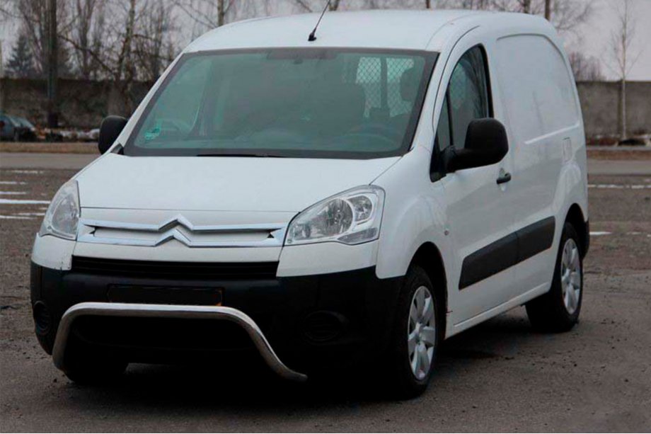 Peugeot Partner Tepee 2008-2018 гг. Кенгурятник WT007 (нержавейка) Image