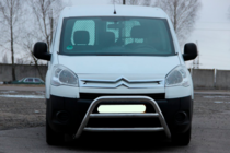 Citroen Berlingo 2008-2018 гг. Защита переднего бампера WT022 (нержавейка) фото 4