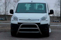 Citroen Berlingo 2008-2018 гг. Защита переднего бампера WT022 (нержавейка) фото 1