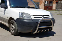 Citroen Berlingo 1996-2008 гг. Кенгурятник WT003 Нержавейка фото 5