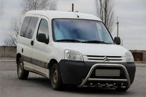 Peugeot Partner 1996-2008 гг. Кенгурятник WT003 (нержавейка) фото 1