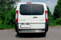 Citroen Jumpy 2007–2017 гг. Задняя дуга Double (нержавейка) фото 2