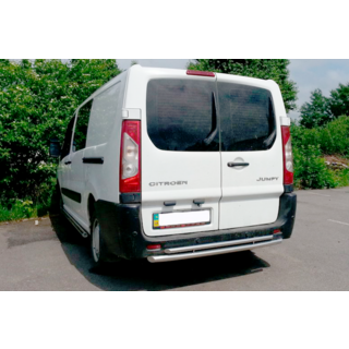 Задняя дуга AK002-Двойная (нерж. сталь) Fiat Scudo 2007-2015 гг. фото 3