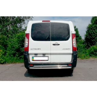 Задняя дуга AK-002-Двойная (нерж. сталь) Peugeot Expert 2007-2016 гг. фото 2