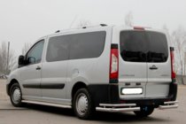 Peugeot Expert 2007-2016 гг. Задние Углы AK-003-Double (2 шт., нержавейка) фото 3
