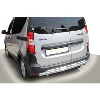 Задняя дуга AK002 (нержавейка) Dacia Dokker 2013-2022 гг. фото 2