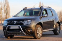 Dacia Duster 2008-2018 гг. Кенгурятник WT002 (Нержавейка) фото 5