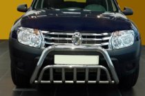 Renault Duster 2008–2017 гг. Кенгурятник WT002 (Нержавейка) фото 1