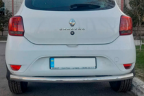 Renault Sandero 2013-2022 гг. Задняя дуга AK002 (нержавейка) фото 1