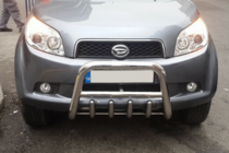 Daihatsu Terios 2006-2017 гг. Передняя Дуга QT006 (Нержавейка) фото 4