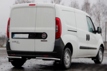 Fiat Doblo II 2010-2022 гг. Задние Углы AK003 (Нержавейка) фото 2