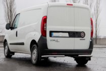 Fiat Doblo II 2010-2022 гг. Задние Углы AK003 (Нержавейка) фото 4