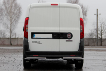 Fiat Doblo II 2010-2022 гг. Задние Углы AK003 (Нержавейка) фото 3