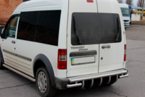 Ford Connect 2002-2006 гг. Задняя дуга AK-design (нержавейка) фото 1